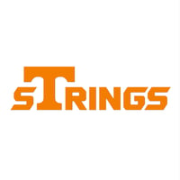 Tennessee Strings Stickers - White