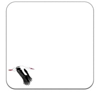 Image 4 of White Stork - No.17 -  Bird Pin Badge Group Series