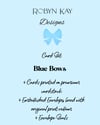 Blue Bows Card Set