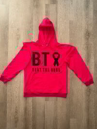 Image 1 of Hot Pink BEAT THE ODDS Fleece Hoodie