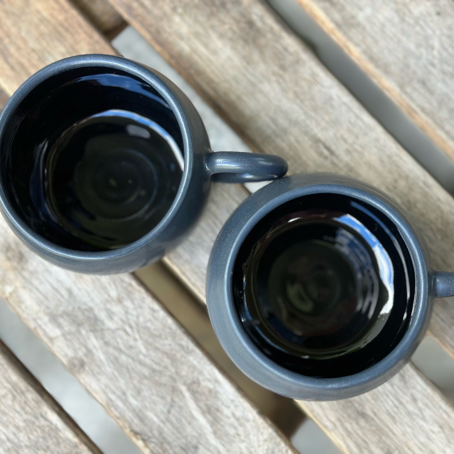 Image of Black Silk Americano/Espresso Mug