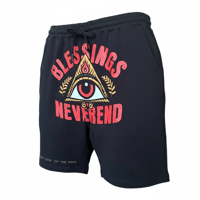 Image 1 of BNE All Seeing 👁️ shorts (black)