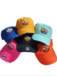 WASHED LEAGUE DAD HATS