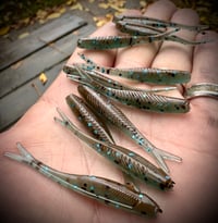 Image 3 of 2” Tracer Shad’s - BLUE CRAW