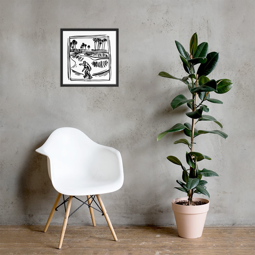 Venice Skate Print - Framed