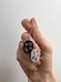 Image 4 of GEO MULTI GEM NECKLACE