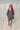 Holograpic Spider Web Bishops Sleeve Dress With Pockets 