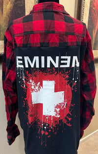 Vintage Black/Red Flannel Shirt Eminem