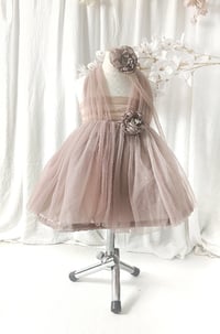 Image 2 of Betty tulle dress size 2-4 years | photo props | old rose