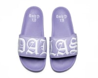 Image 1 of DALLAS LAVENDER SLIDES (NOW SHIPPING)