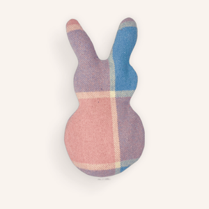 Image of Wheat Pack Bunny - Blue, Pink & Cream 
