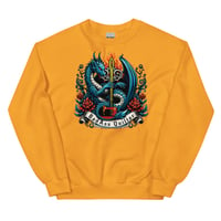 Image 1 of Dragon Fire old school Unisex Sweatshirt