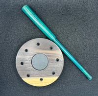 Image 2 of Blue Mahoe bronzed glass over gray slate double side / 1 piece Rutland striker