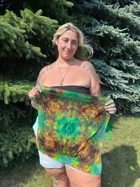 “dancing days” ice dyed bandana