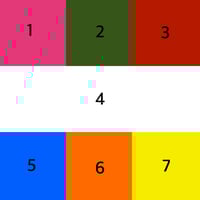 COLOR CHOICES FOR ALL TEES  