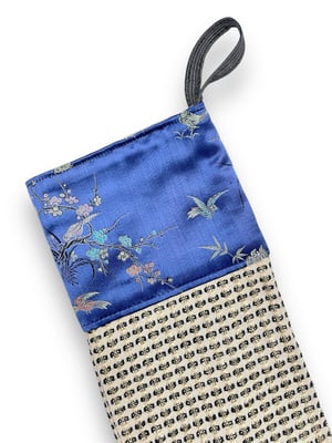 Image of CHRISTMAS STOCKINGS - CHINOISERIE/GOLD