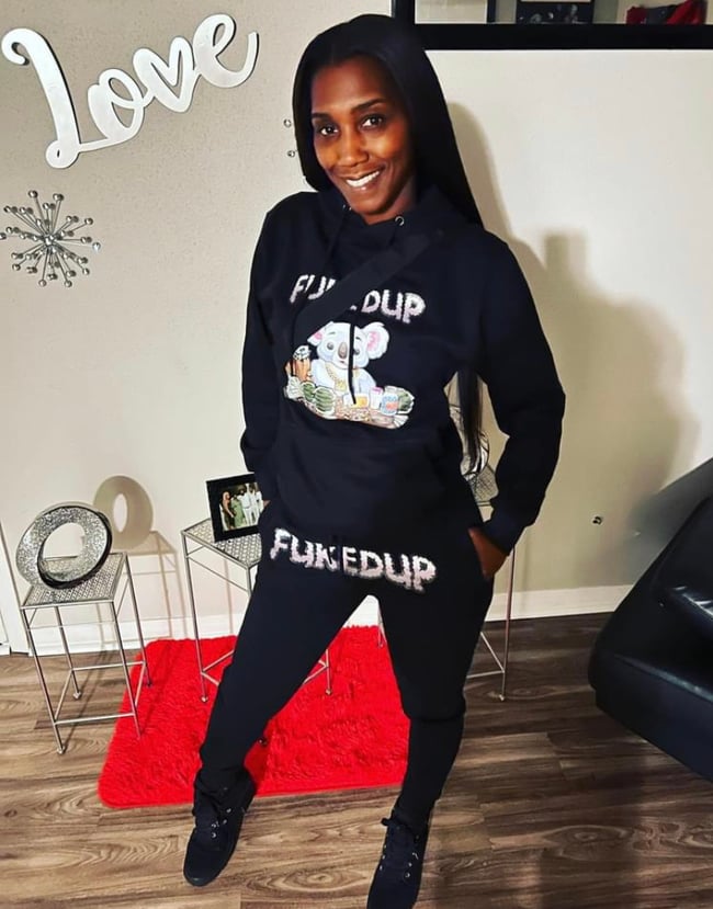 Black jogging suit 