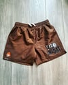 SLD NYLON SHORTS BROWN