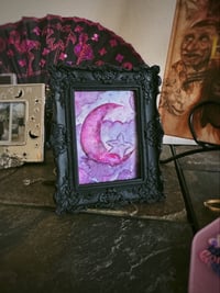 Image 1 of ‘Resting Star’ Original Mini Painting ~ Framed
