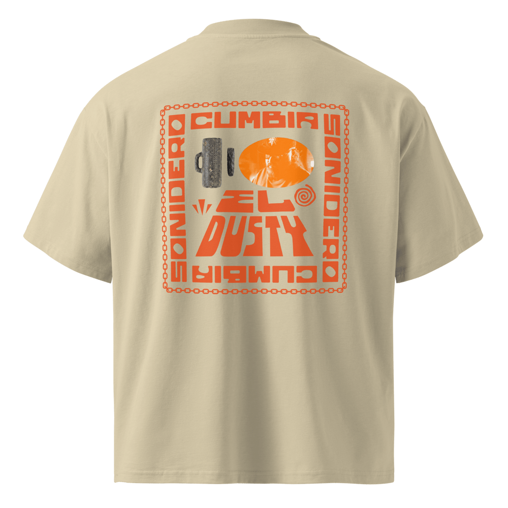 EL DUSTY CUMBIA SONIDERO Organic Oversized High Neck T-Shirt