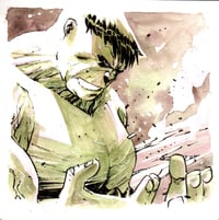 HULK! (Ink and watercolor)