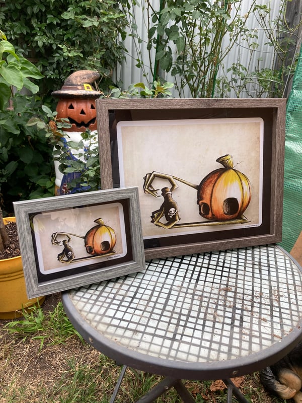 Image of "The Bottle" Shadow Box