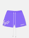 Purple Mesh Shorts 