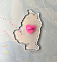 Image 2 of Kitty Float Acrylic Pin 