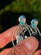 Image of Fairytale Vining Ivy Jackets Ethiopian Opal Studs Earrings