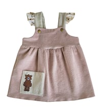 Little Bear vintage inspired dress with frill straps