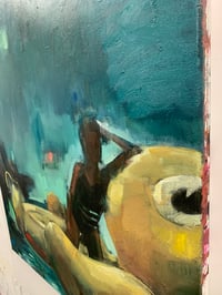 Image 3 of Painting / maleri / "Et øjeblik II" / 60x70 cm