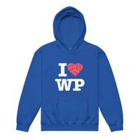 Image 7 of I Love Water Polo Hoodie Dark Colors - Kids