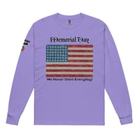 Image 4 of Memorial Day Everyday! Garment-dyed heavyweight long-sleeve shirt