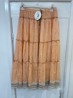 Image of BoHo Tiered Maxi Skirt