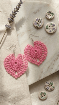 Image 3 of BOUCLES D'OREILLE COEUR