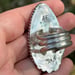 Image of Large Seraphinite Handmade Sterling Silver Statement Ring