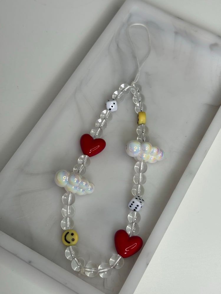 Image of Cloud9 Beaded Phone Charm
