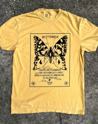 Image 1 of BUTTERFLY SHIRT - mustard 
