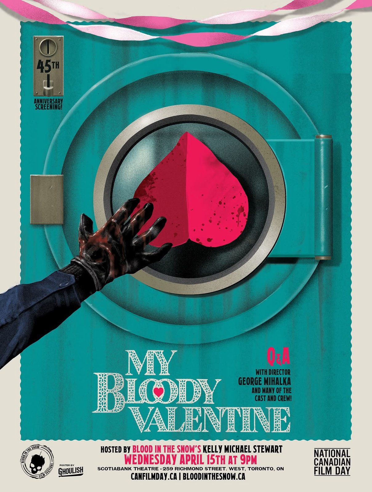 My Bloody Valentine マイブラ　シルクスクリーン My Bloody Valentine 45th Screening print | Gary Pullin
