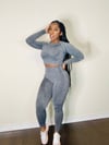 Fit Bae Two Piece  -Grey