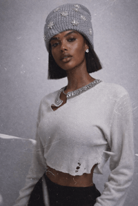 Image 1 of Oversized cozy beanie 