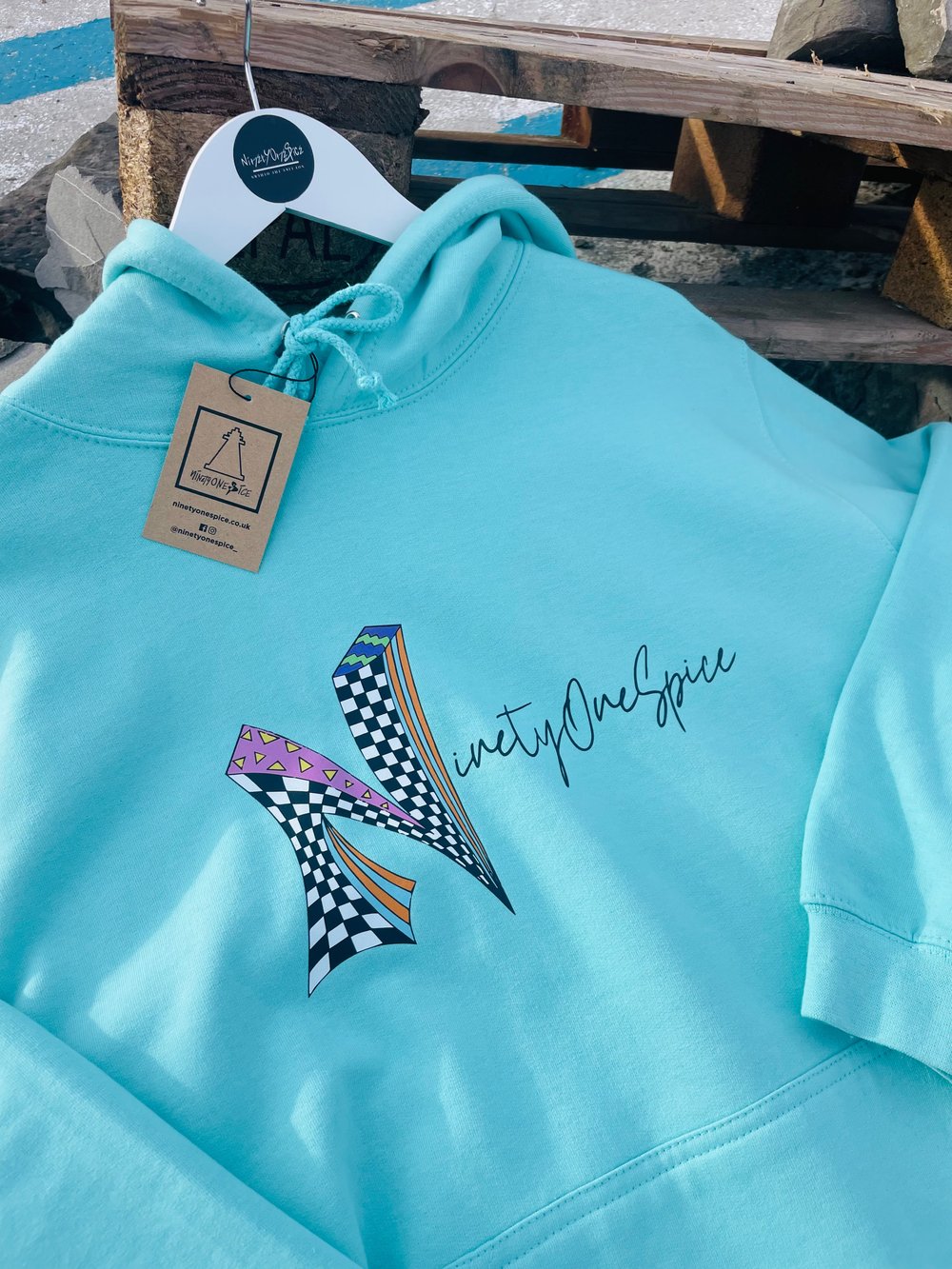 Image of Peppermint Retro Hoody