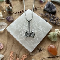 Image 1 of Battle Axe Steel Chain