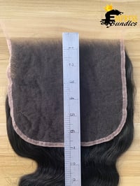 Image 1 of 7x7 HD closure body wave 