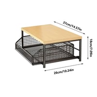 Image 8 of Kitchen Countertop Organiser Multi-Use Shelf for Microwave Spices Coffee Machine & Printer 