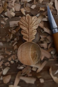 Image 1 of Oak leaf coffee Scoop,