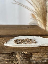 Image 3 of The Gold Dot Stacking Ring