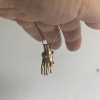 Image 3 of hand necklace with bee