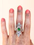 CHRYSOPRASE FLOWER / Size 6.5 Image 2