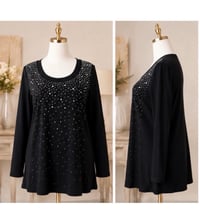 Image 1 of New Medium Bedazzled Style & Co Top #1016*10